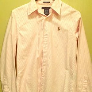 RALPH LAUREN PINK OXFORD SHIRT